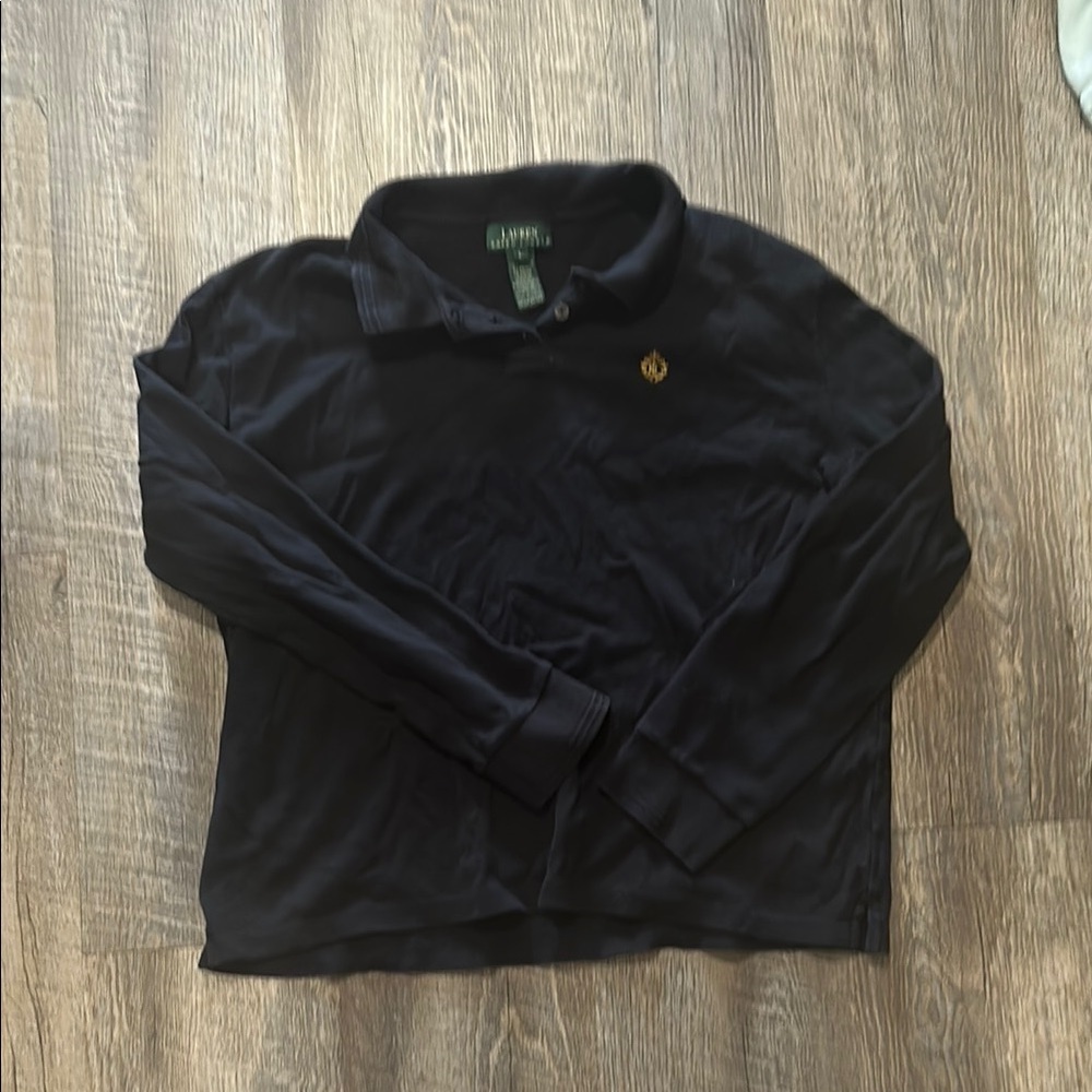 Lauren Ralph Lauren Black Crewneck Sweater